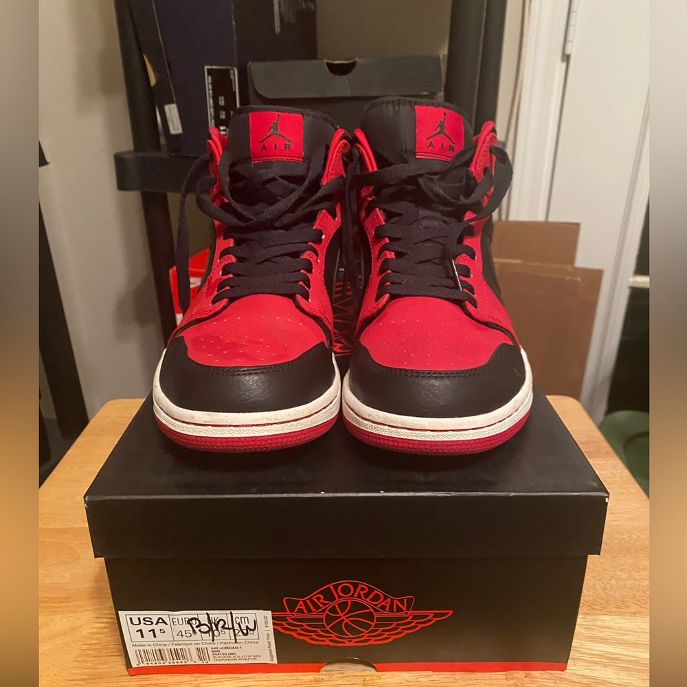 Nike Air Jordan 1 Mid “Bred” Colorway Gem